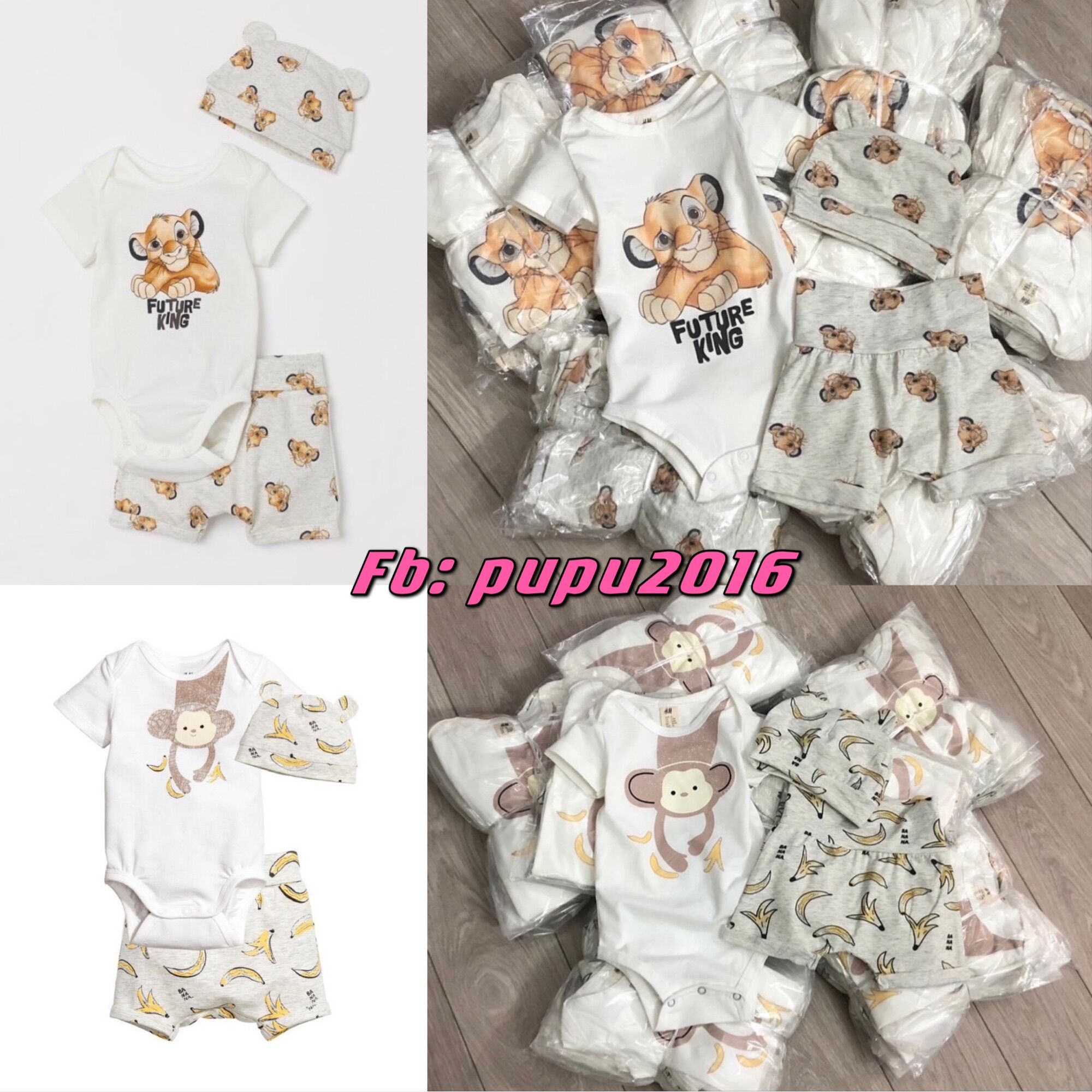 SET BODY 3 MÓN GẤU POOH HM XUẤT XỊN CHO BÉ TRAI
