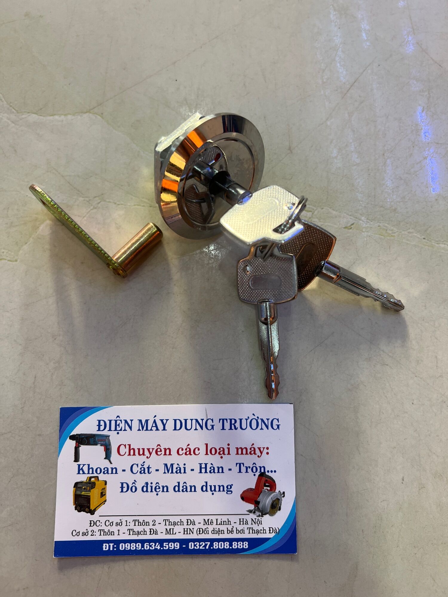Ổ khóa két sắt ( loại chìa 4 cạnh )