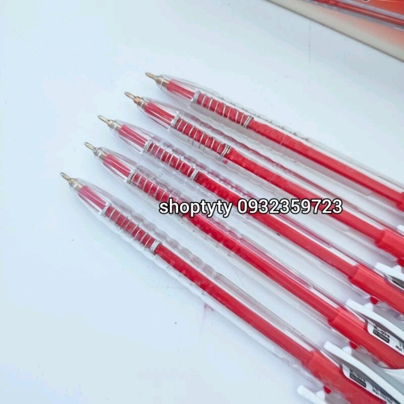 1 Hộp 20 Cây Viết/Bút Bi Xanh, Đỏ, Đen TL 079 Đầu Bút 0.5mm