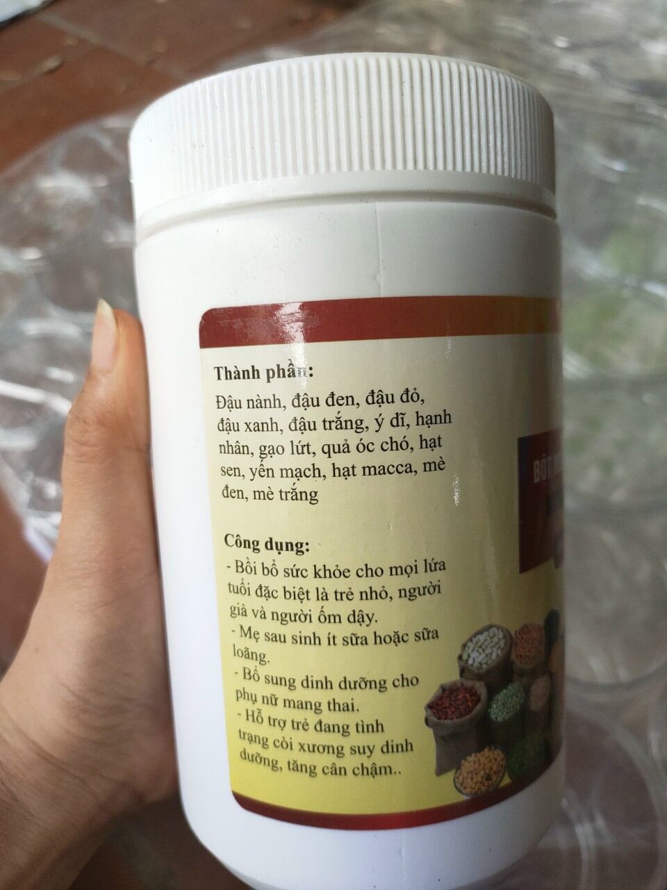 Bột ngũ cốc dinh dưỡng hộp 500gr