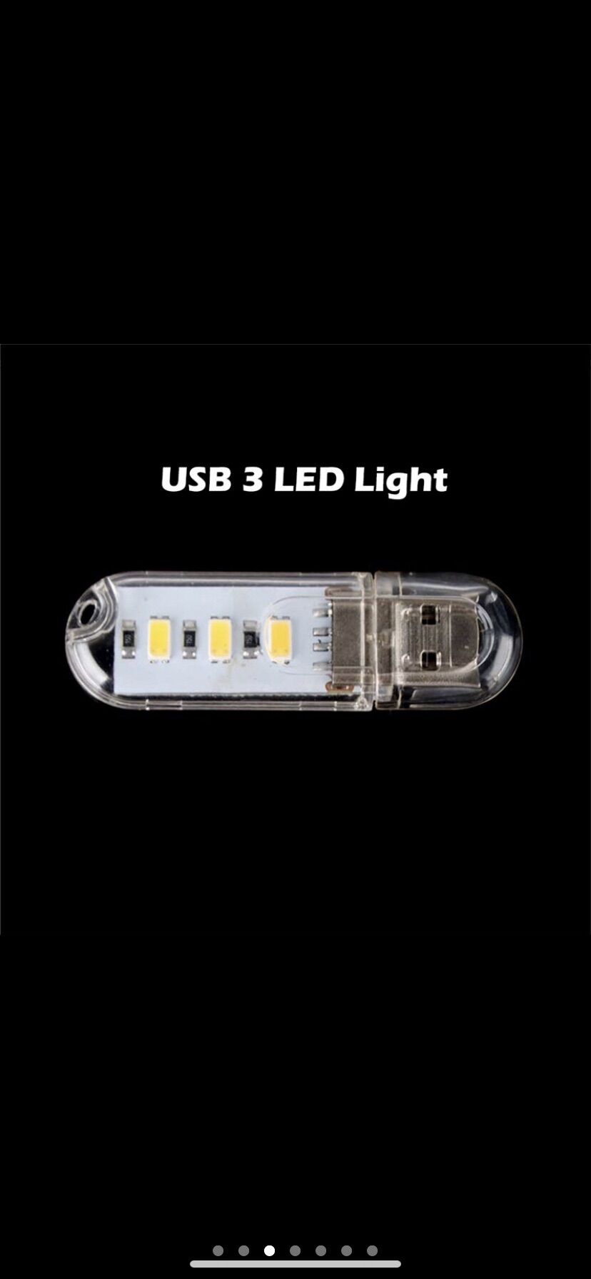 Đèn usb Mini 3 bóng led tiện dụng
