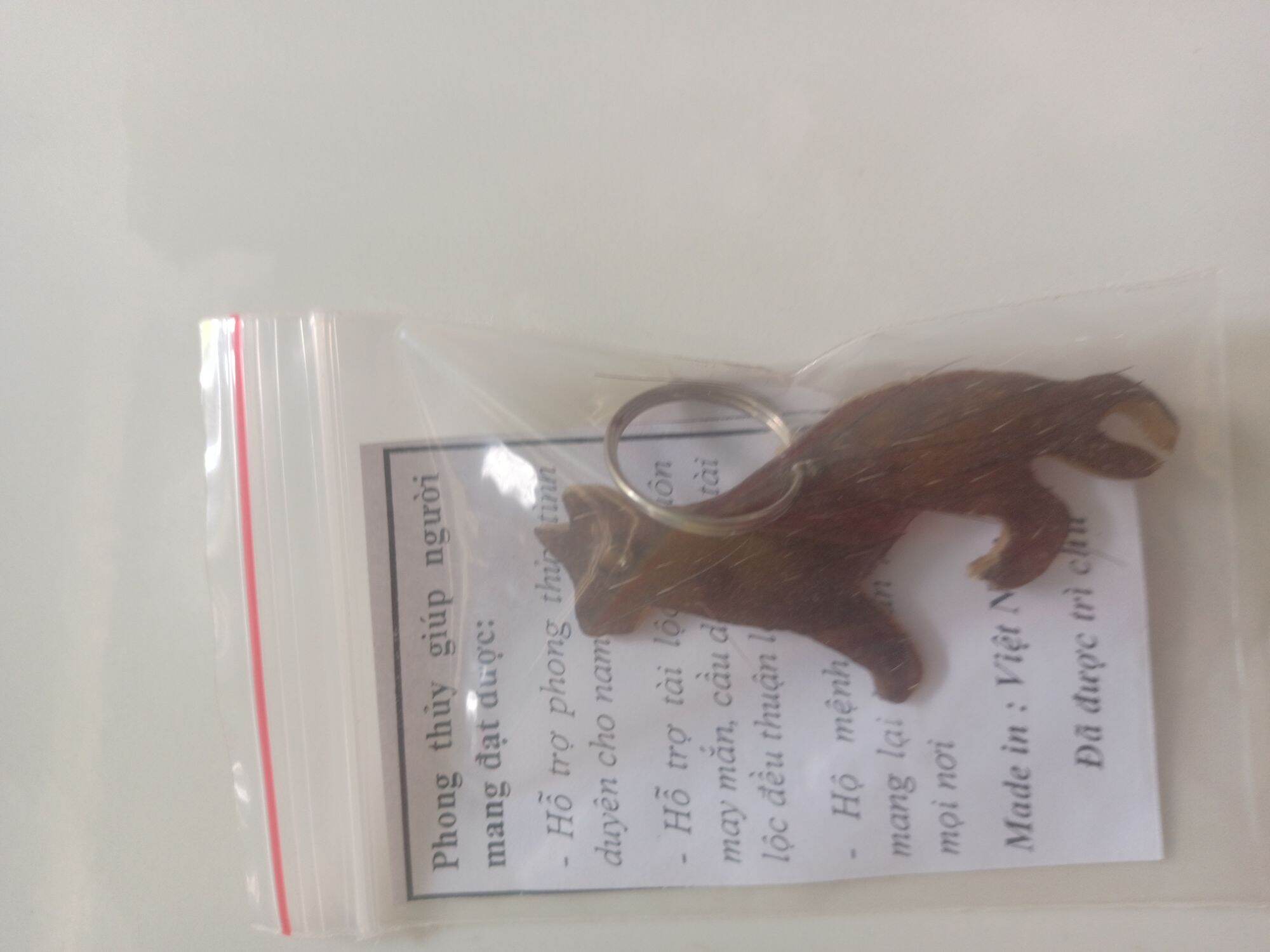 Móc khóa con giáp làm bằng da trâu (50k/1con)