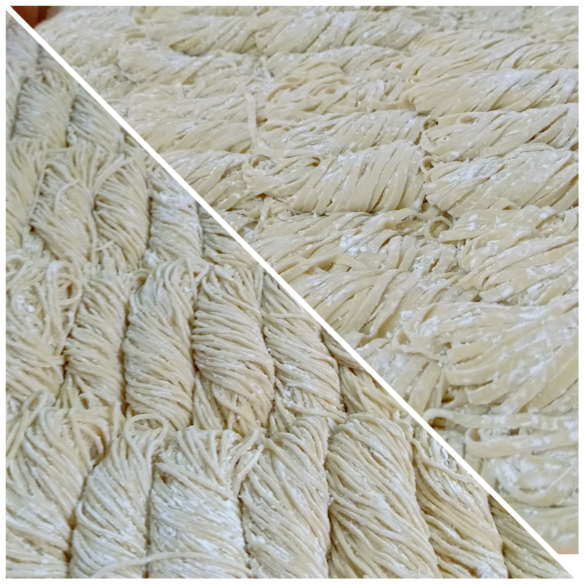 Mì tươi gốc hoa lớn & nhỏ