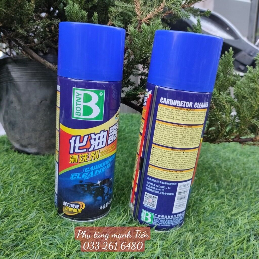 Chai xịt vệ sinh bình xăng con