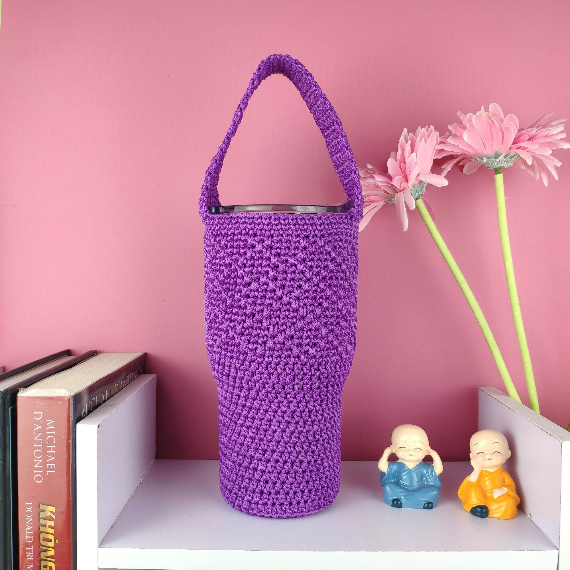 Túi đựng ly giữ nhiệt size 900ml handmade