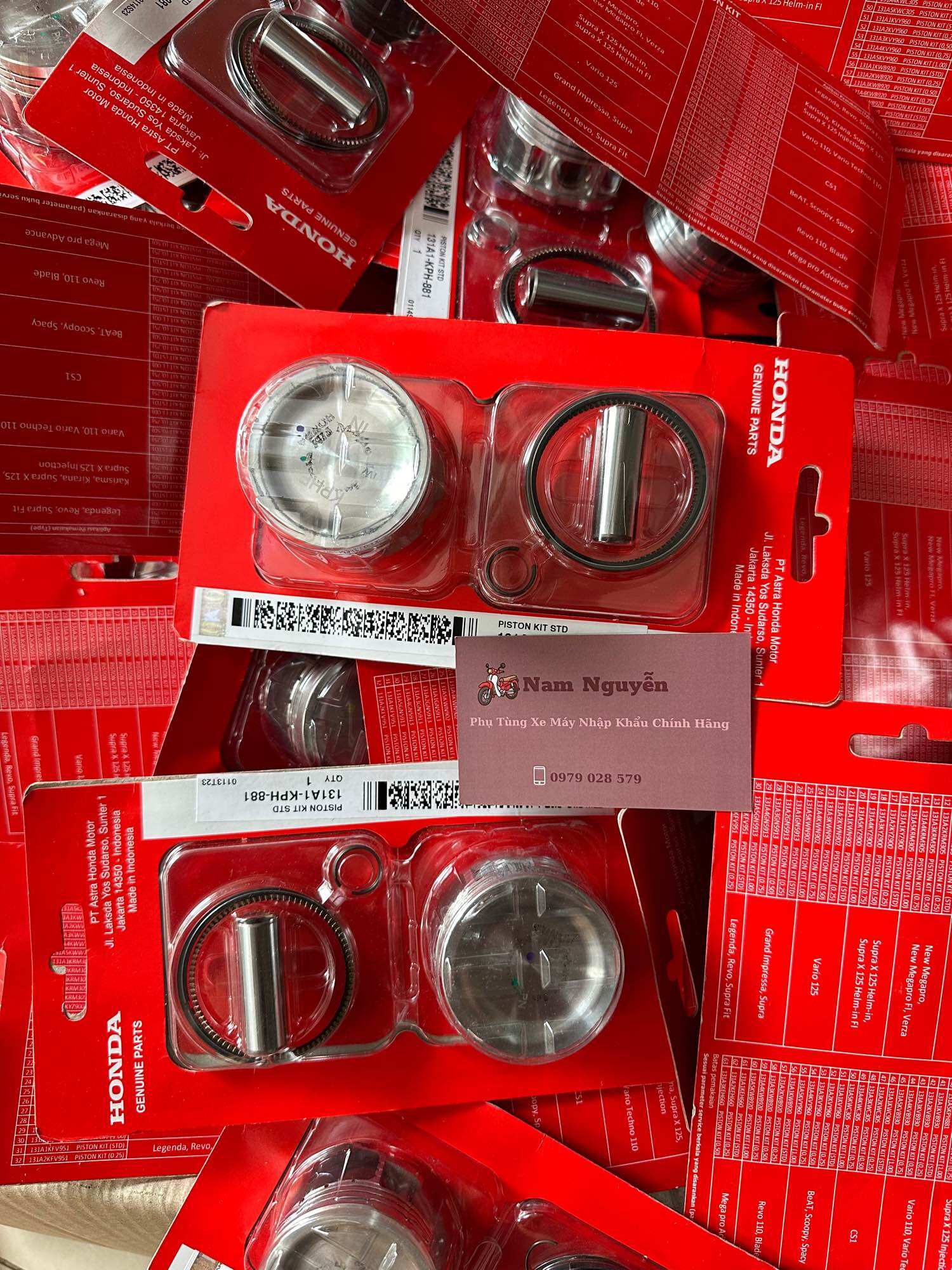 Piston bạc future neo , fu x , fu neo fi cos 0 -1 - 2 honda indonesia