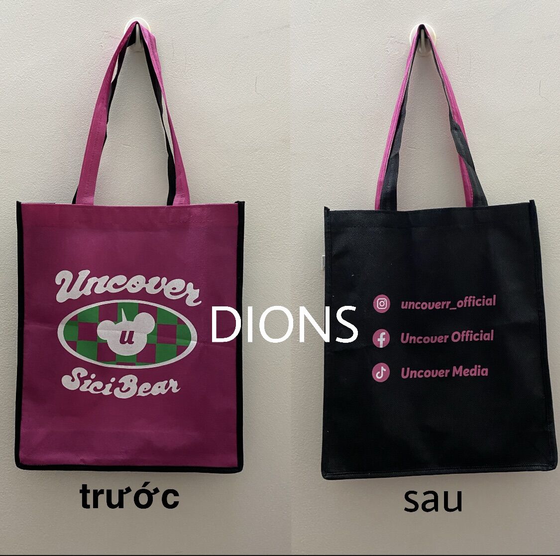 Túi Vải Uncover Sici Bear Giới Hạn