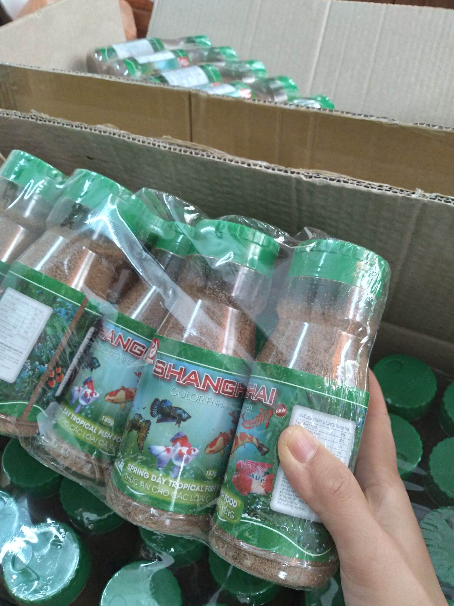Thức ăn cá kiểng Shanghai ( loại hạt 180g)