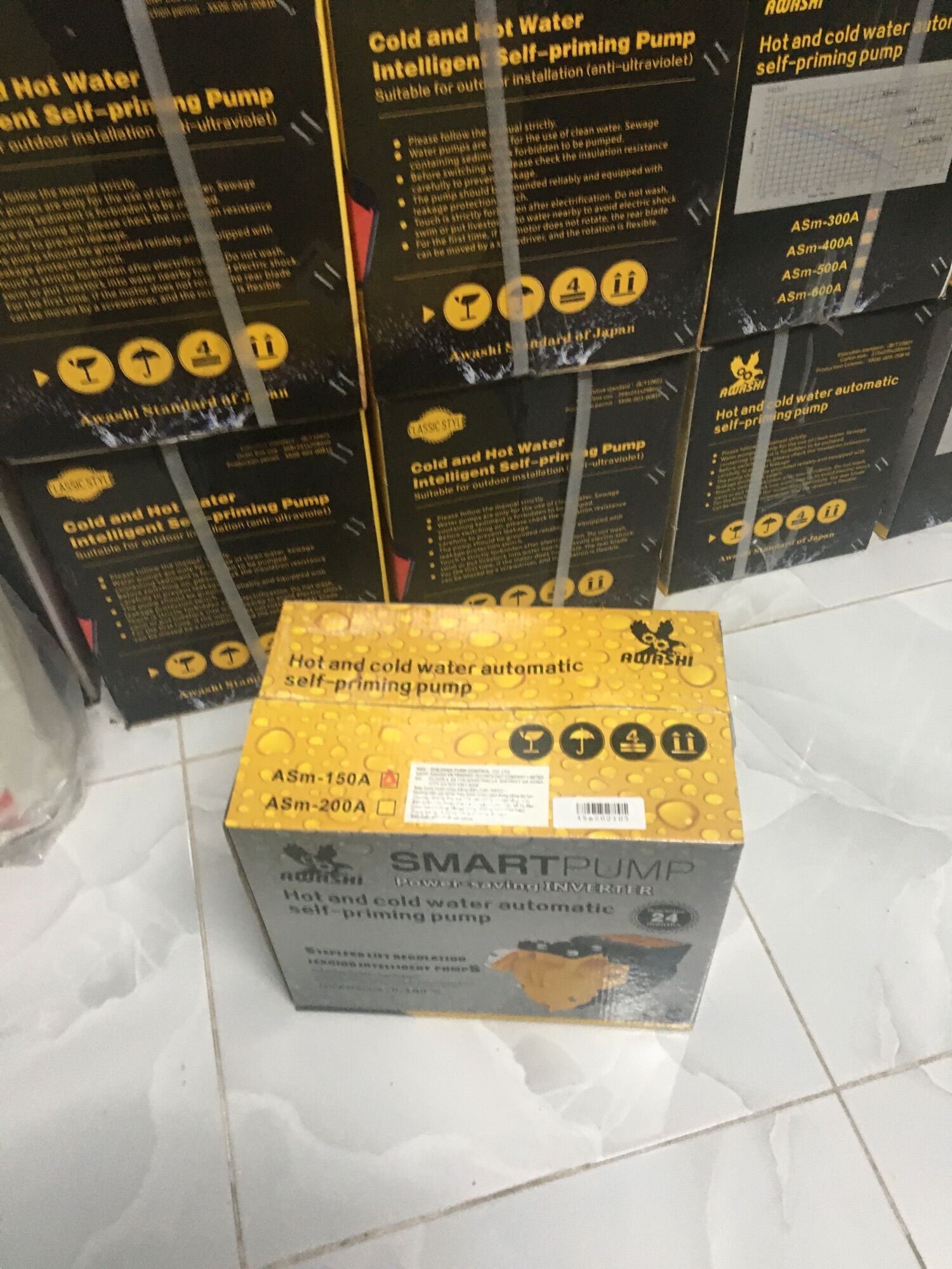 Máy bơm tăng áp điện tử thông minh ASm 400 W