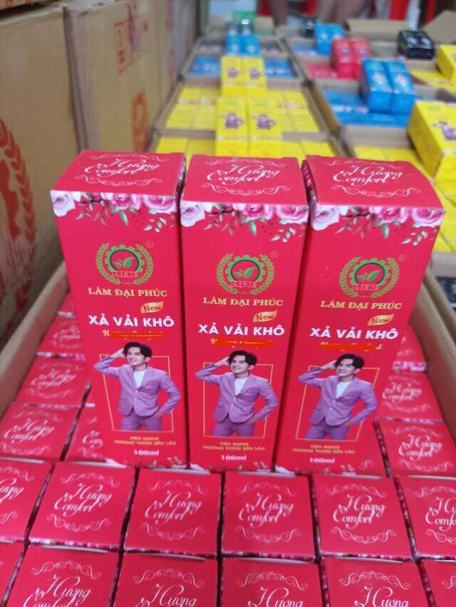 5 CHAI NƯỚC XẢ VẢI KHÔ ( màu đỏ ) - LÂM ĐẠI PHÚC