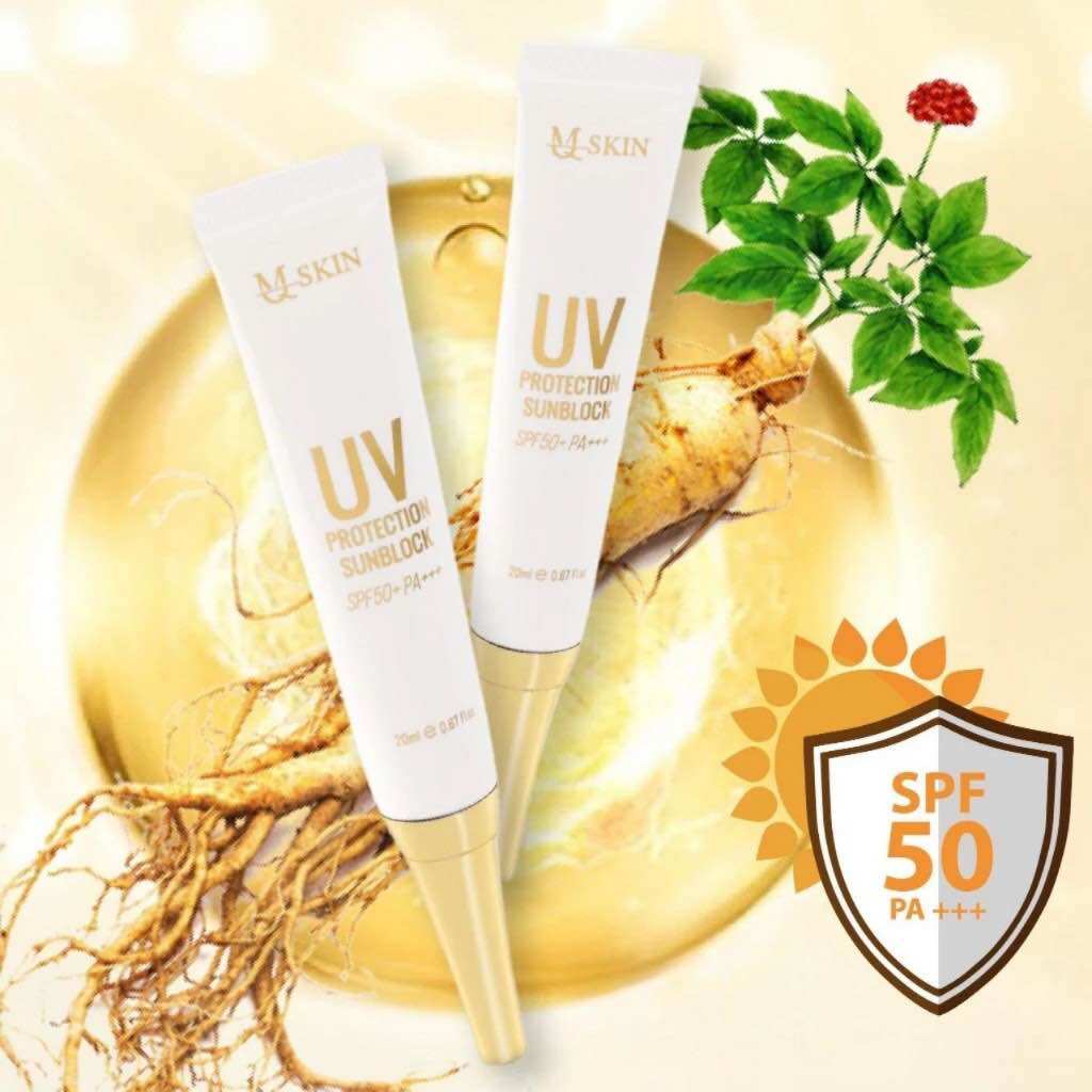 Kem Chống Nắng Sâm Vàng Mq Skin 20ml