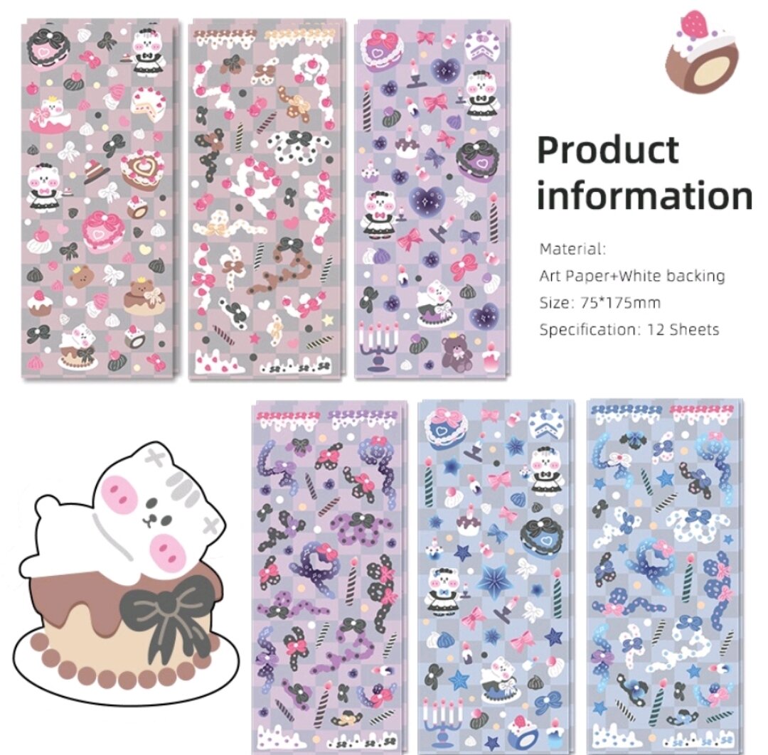 Sticker Hình Dán Trang Trí Lấp Lánh
