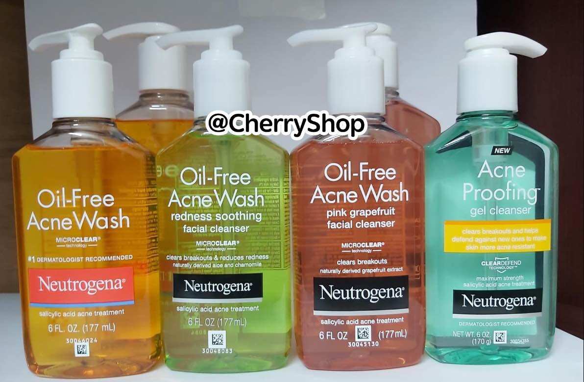 Sữa Rửa Mặt Gel Làm Sạch Và Ngăn Ngừa Mụn Neutrogena Oil-Free Acne Wash (177ml)