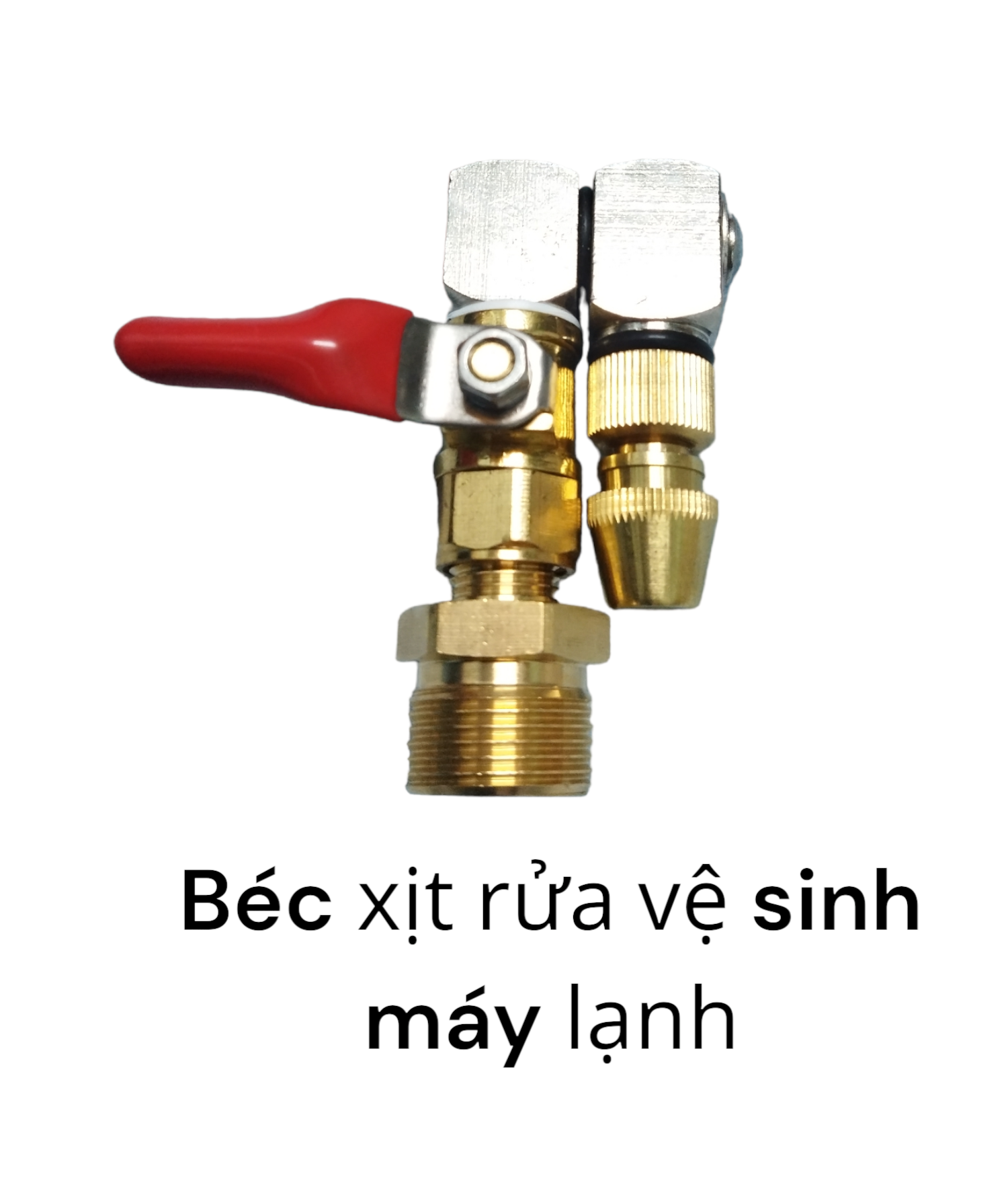 béc xịt rửa vệ sinh máy lạnh xoay 360.
