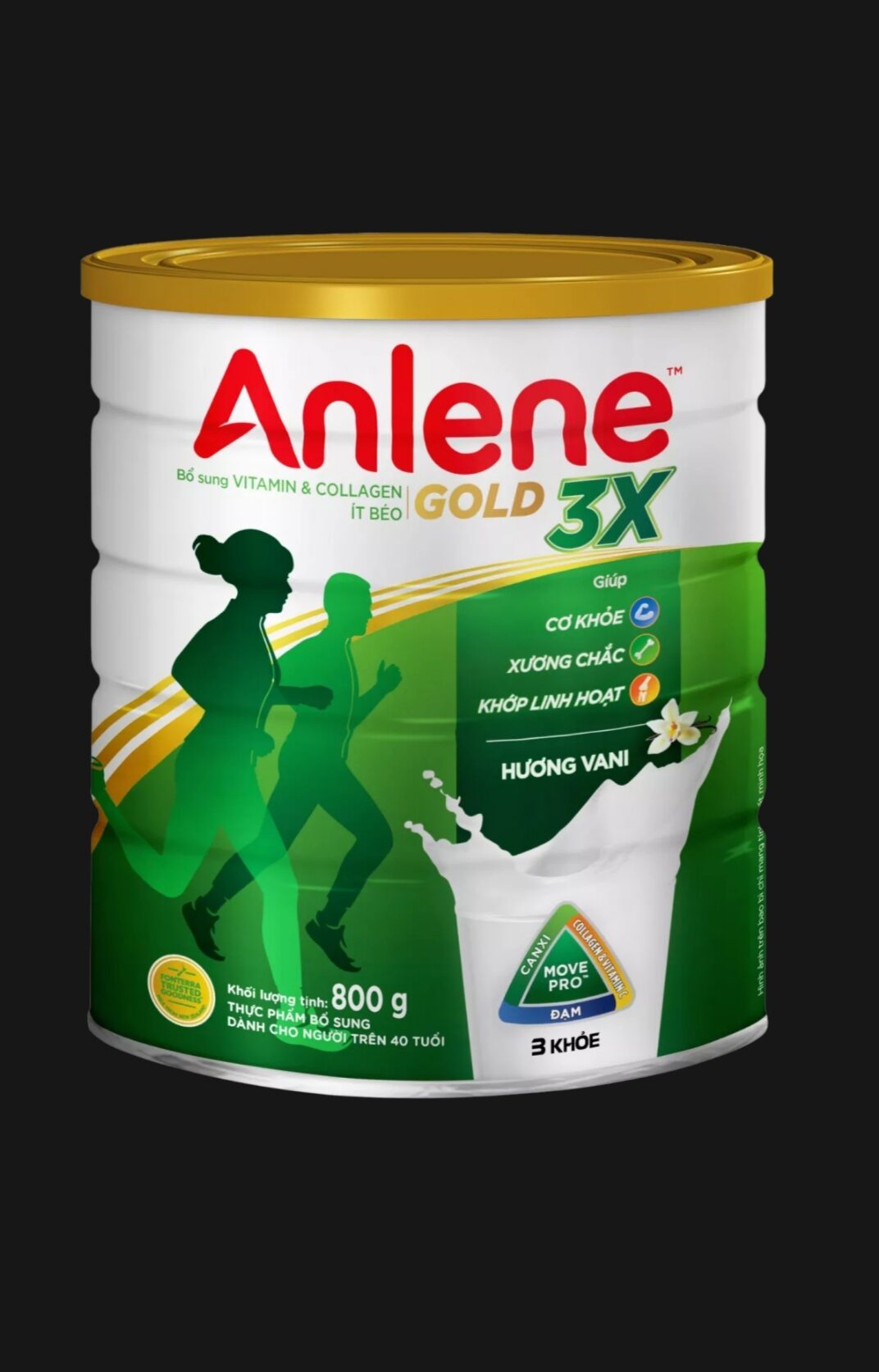 Sữa Bột Anlene Gold Hương Vani Lon 800g hỗ trợ hệ cơ-xương thumbnail