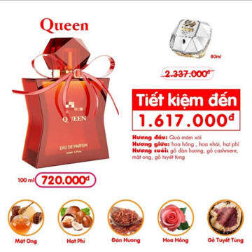 Nước Hoa Nữ QUEEN 100ml
