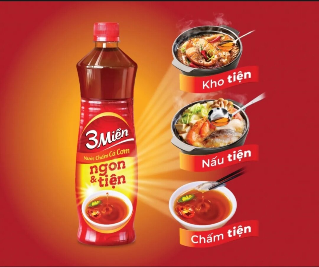 Nước mắm 3 miền 800ml