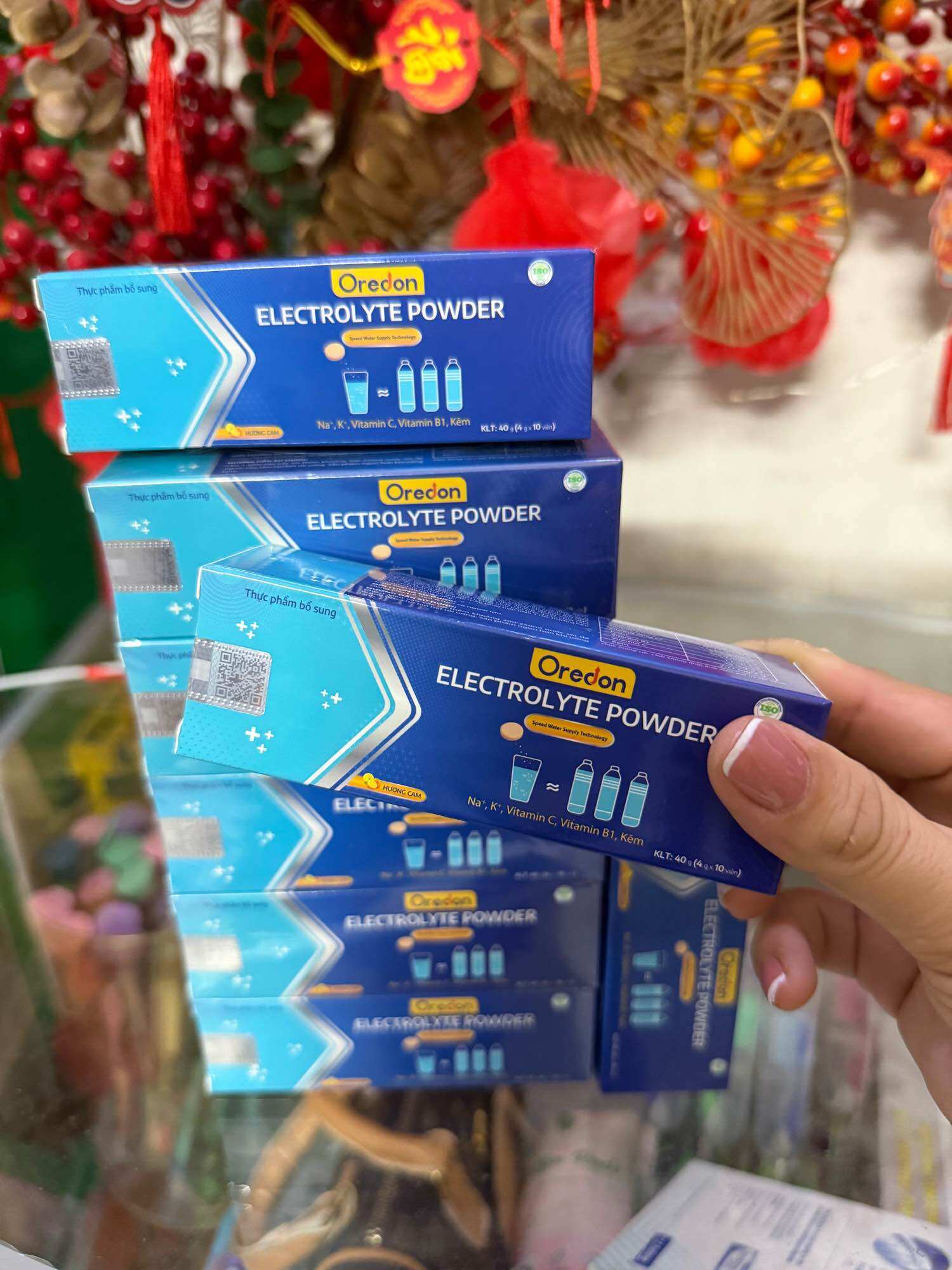 Tuyp 10 viên orezol vị cam hỗ trợ bù nước và điện giải cho cơ thể