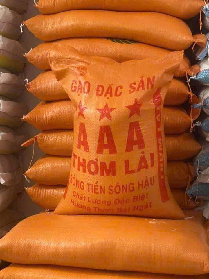 10kg gạo thơm lài dẻo ngọt thơm mềm cơm