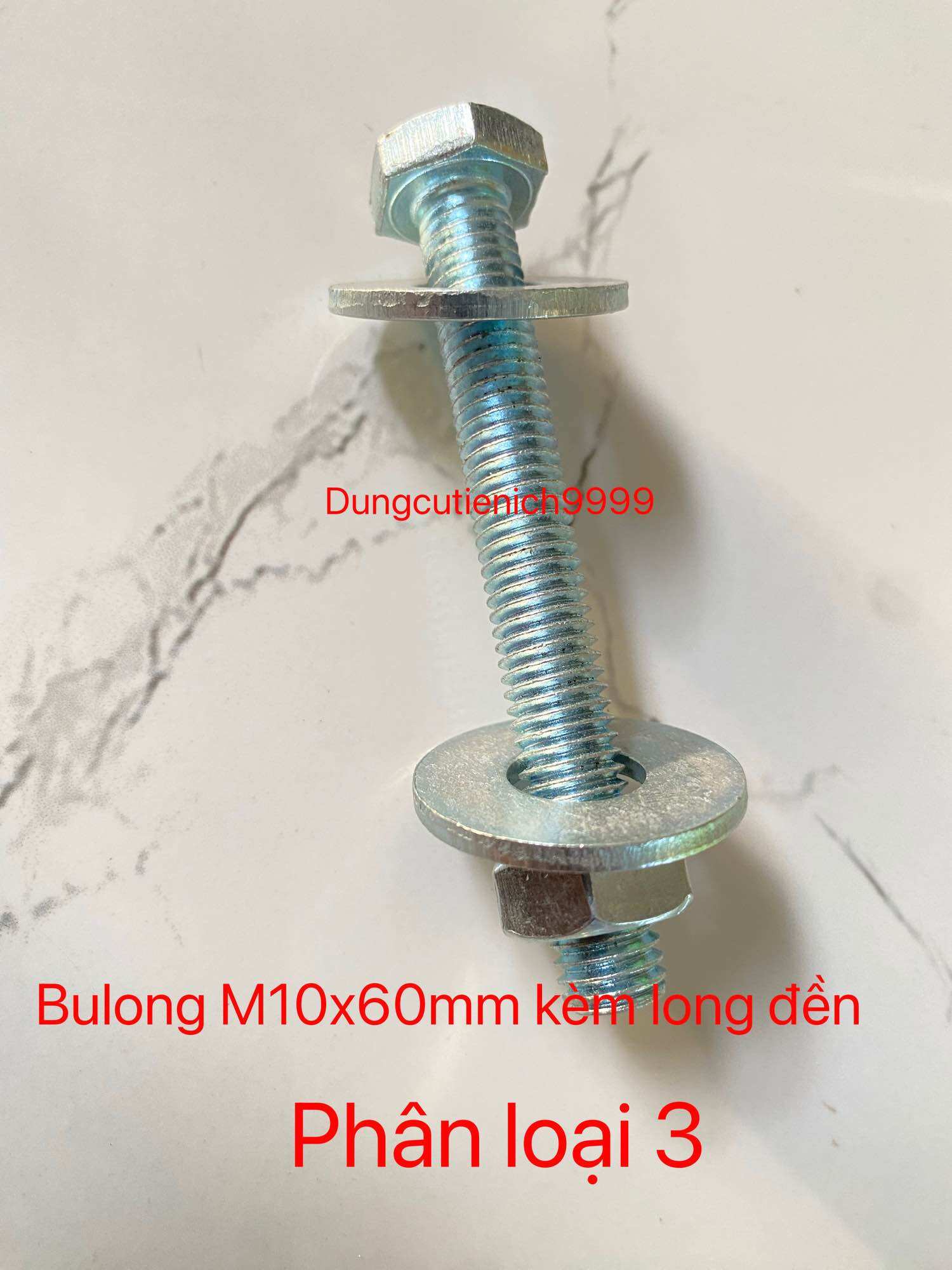 Combo móc võng bạc đạn kèm bulong M10, tán, long đền dày