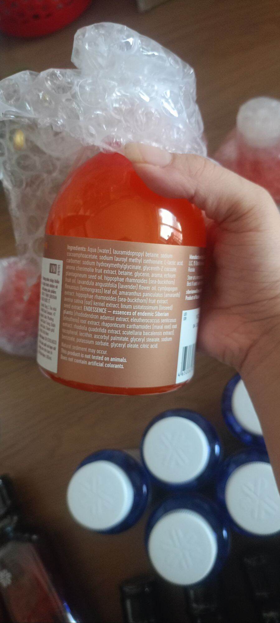 gel rửa mặt siberian