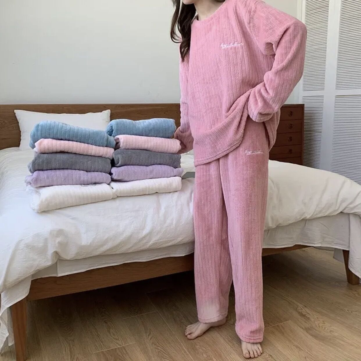Bộ nỉ bông lông cừu