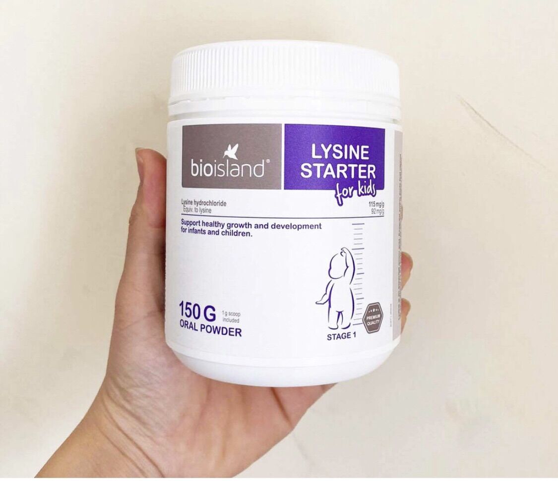 Tăng chiều cao Bioisland lysine starter for kid úc