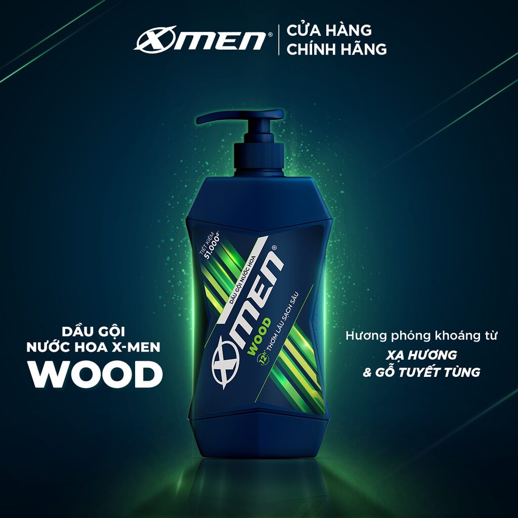 Dầu gội đầu Xmen hương nước hoa  650g