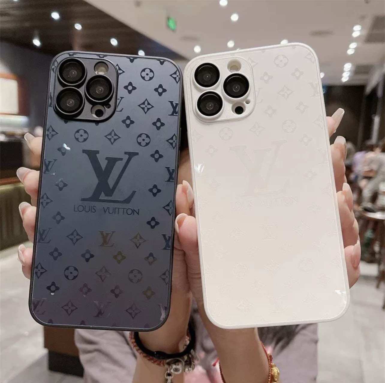 Ốp Viền Vuông Lv Ánh mờ Iphone 15 pro max/ ip14 pro max