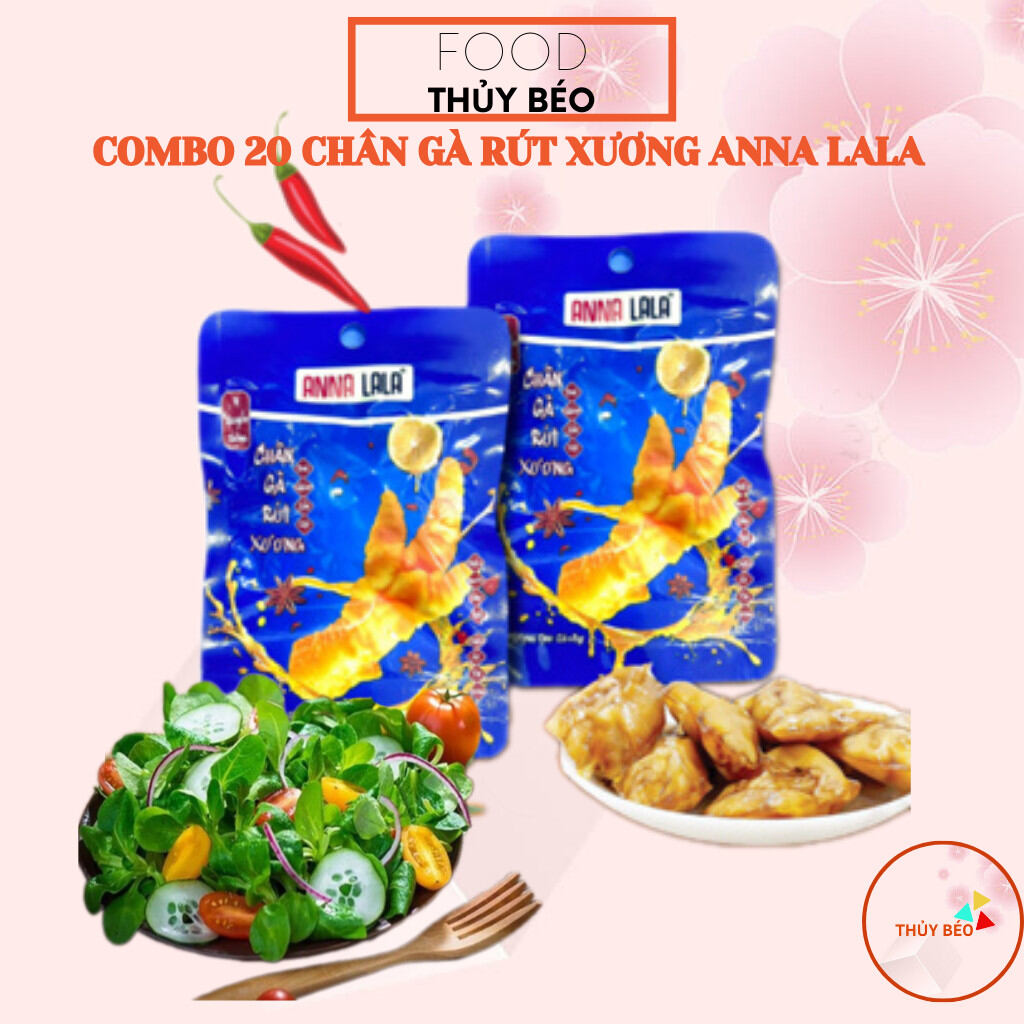 Combo 20 chân gà rút xương vị tê cay Anna Lala