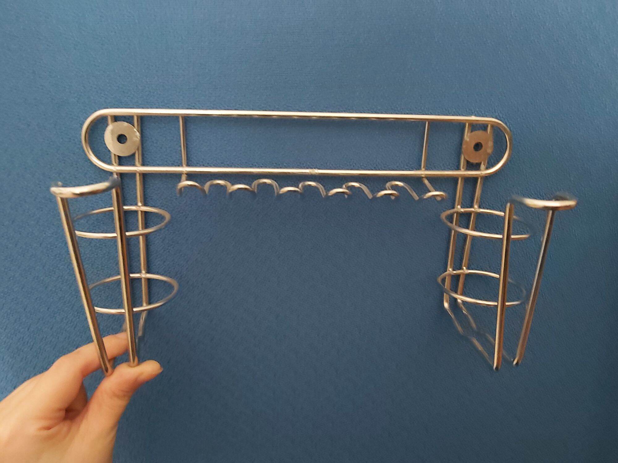 Kệ inox 304 cài bàn chải, kem đánh răng