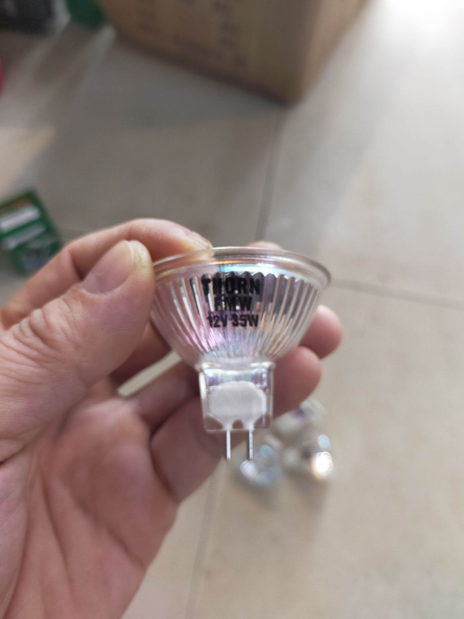 combo 5 bóng nón Mr 16 -35w halogen điện 12v và 220v