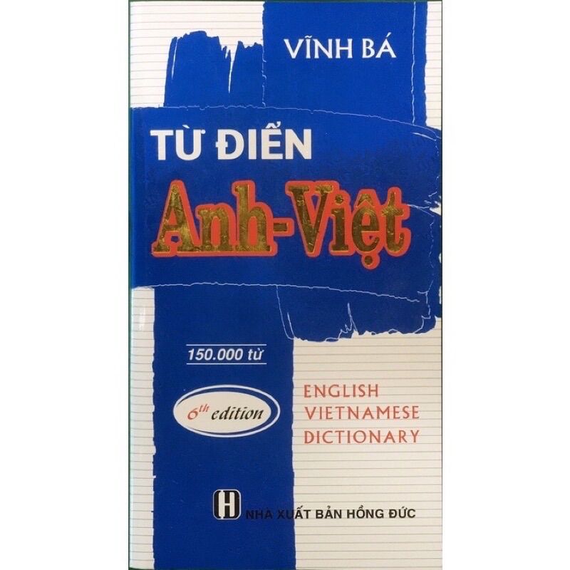 Sách - từ điển anh - việt 150.000 từ - vĩnh bá