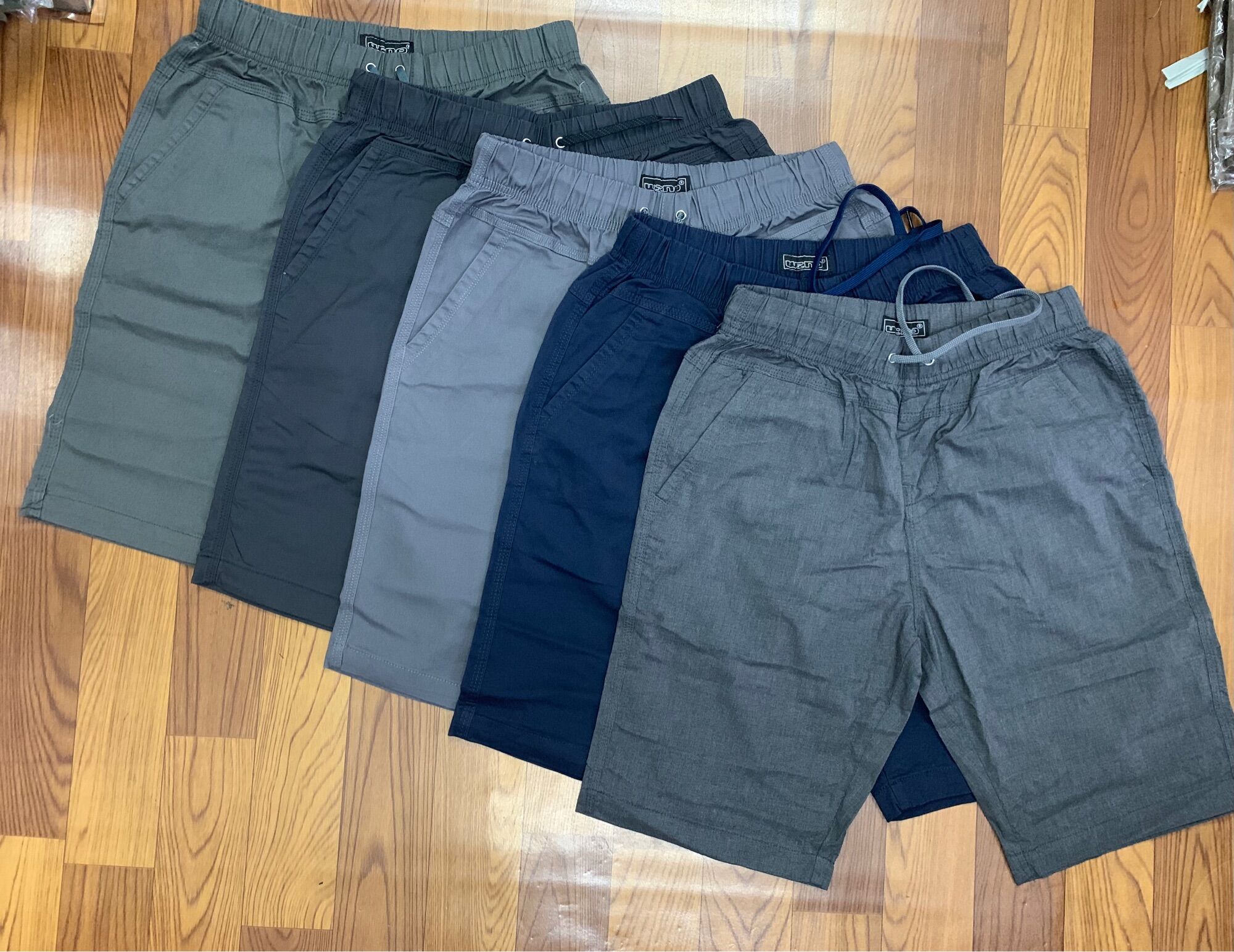 Quần Short Kaki lưng thun Nam