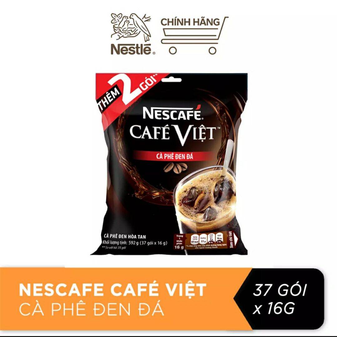 Cafe đen nescafe 37 gói* 16g