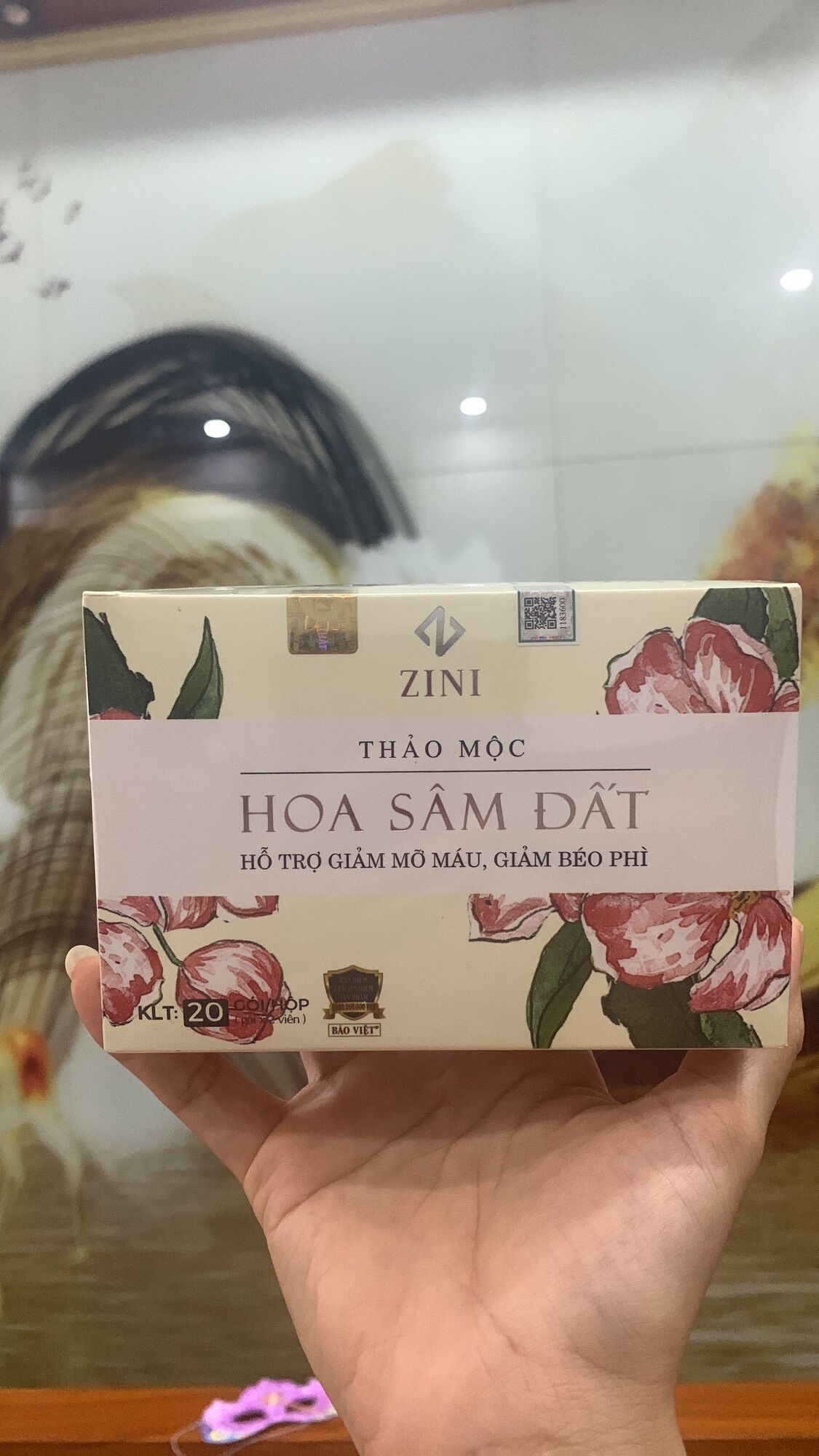 Trà giảm cân hoa sâm đất bao hàng chính hãng công ty 1000% tuyển sỉ date mới