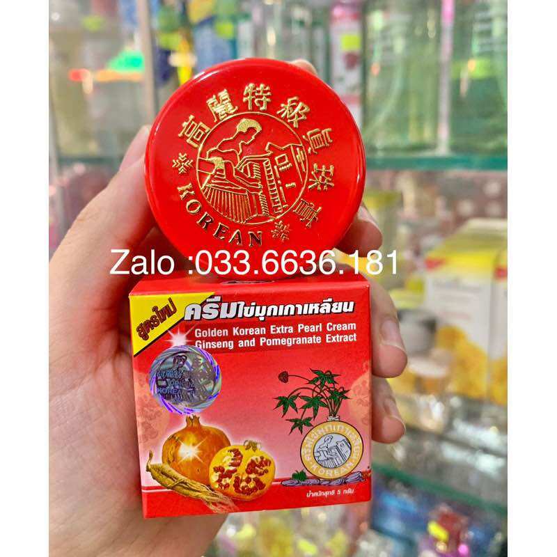 Kem sâm lựu đỏ chính hãng 100%