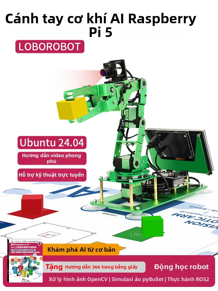 YOUCHUANGXIANG | AI Visual Intelligence Development Board with Robotic Arm Kit Giá 15,308,000 Đồng*Miễn phí vận chuyển