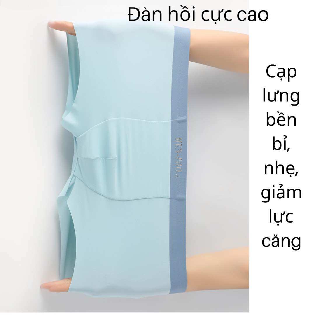 Quần Sịp Boxer Nam băng lụa Combo 3 kháng khuẩn Men Pro