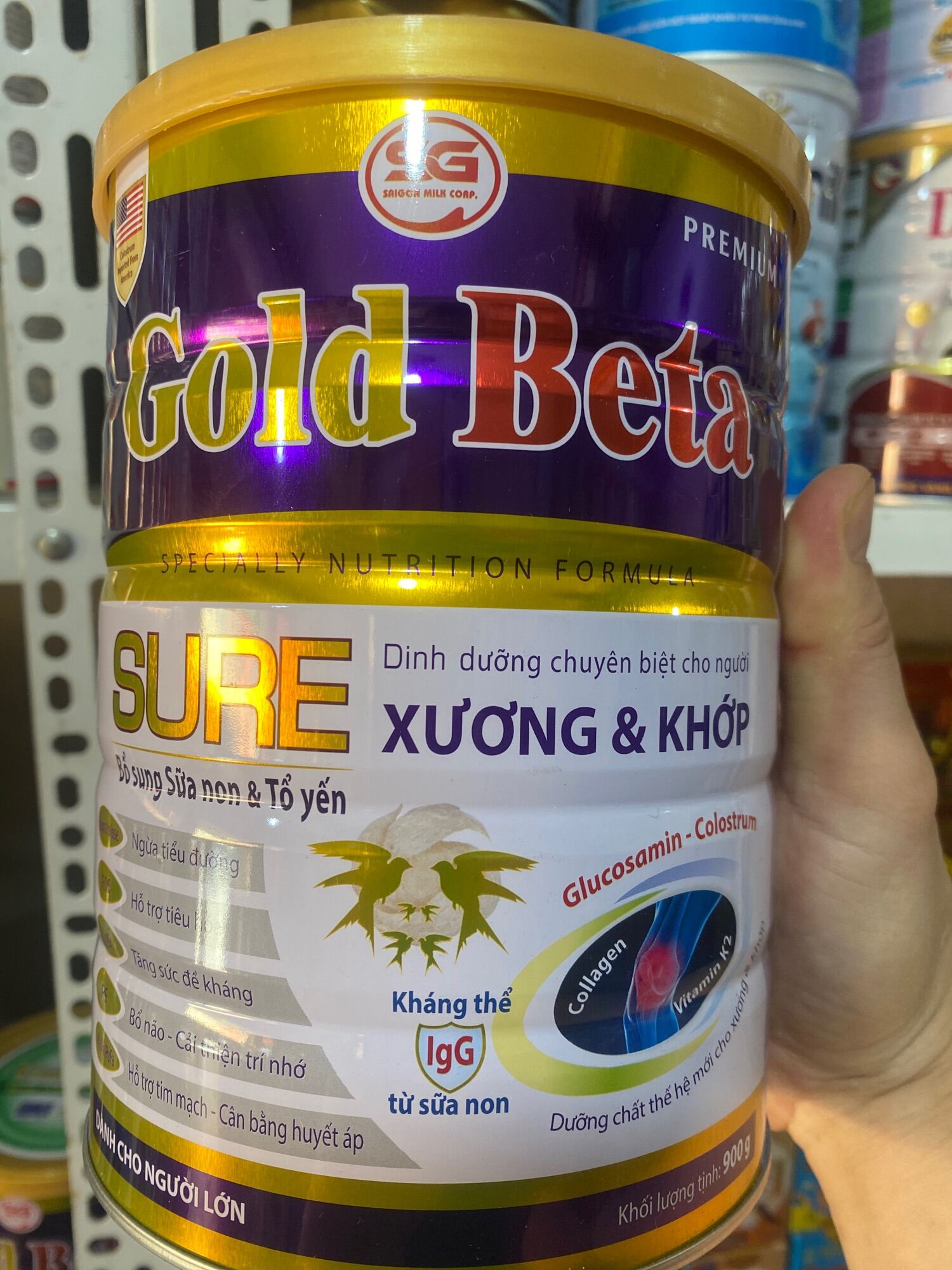 Sữa Gold beta xương- khớp