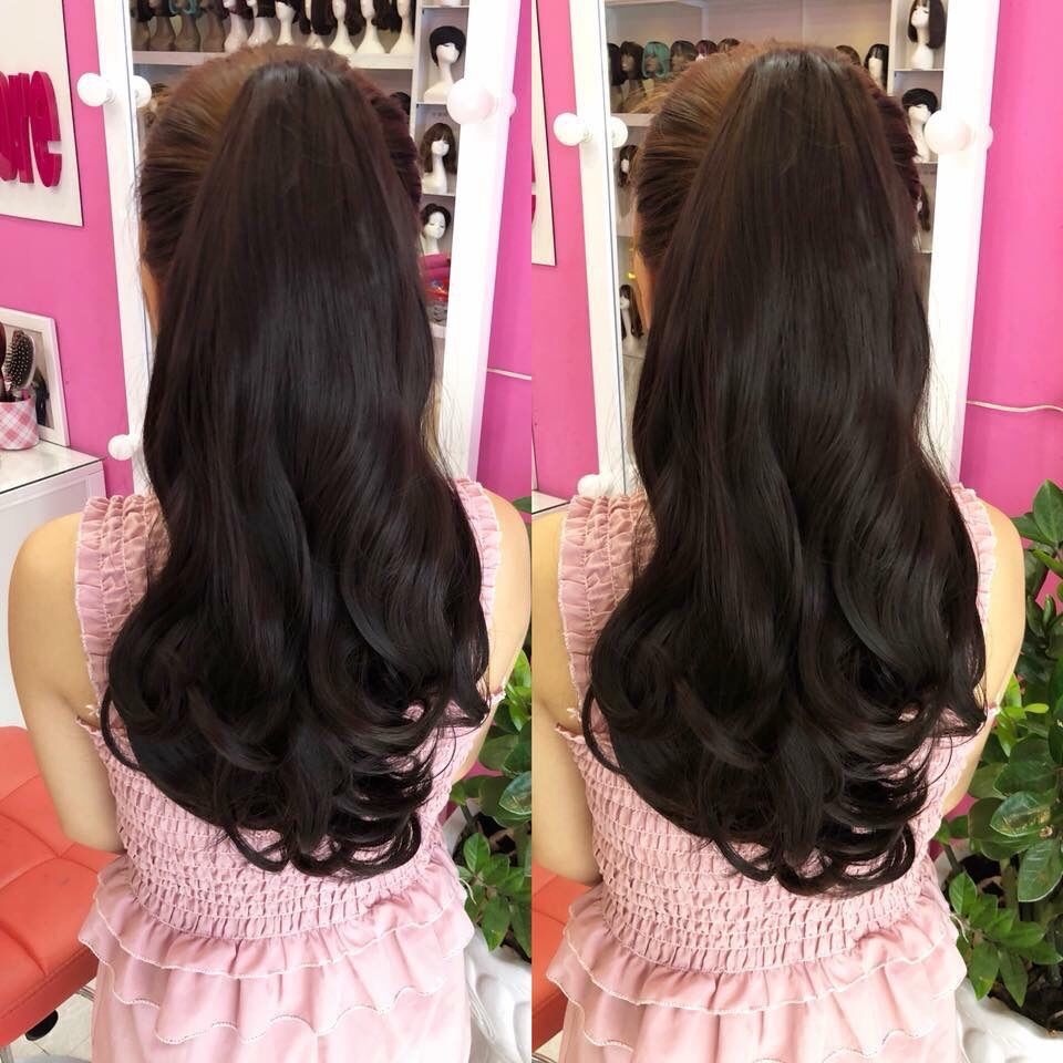 💋 Hình Thật💋 Cột Tóc Xoăn Đủ Độ Dài Đủ Màu Sỉ 35K