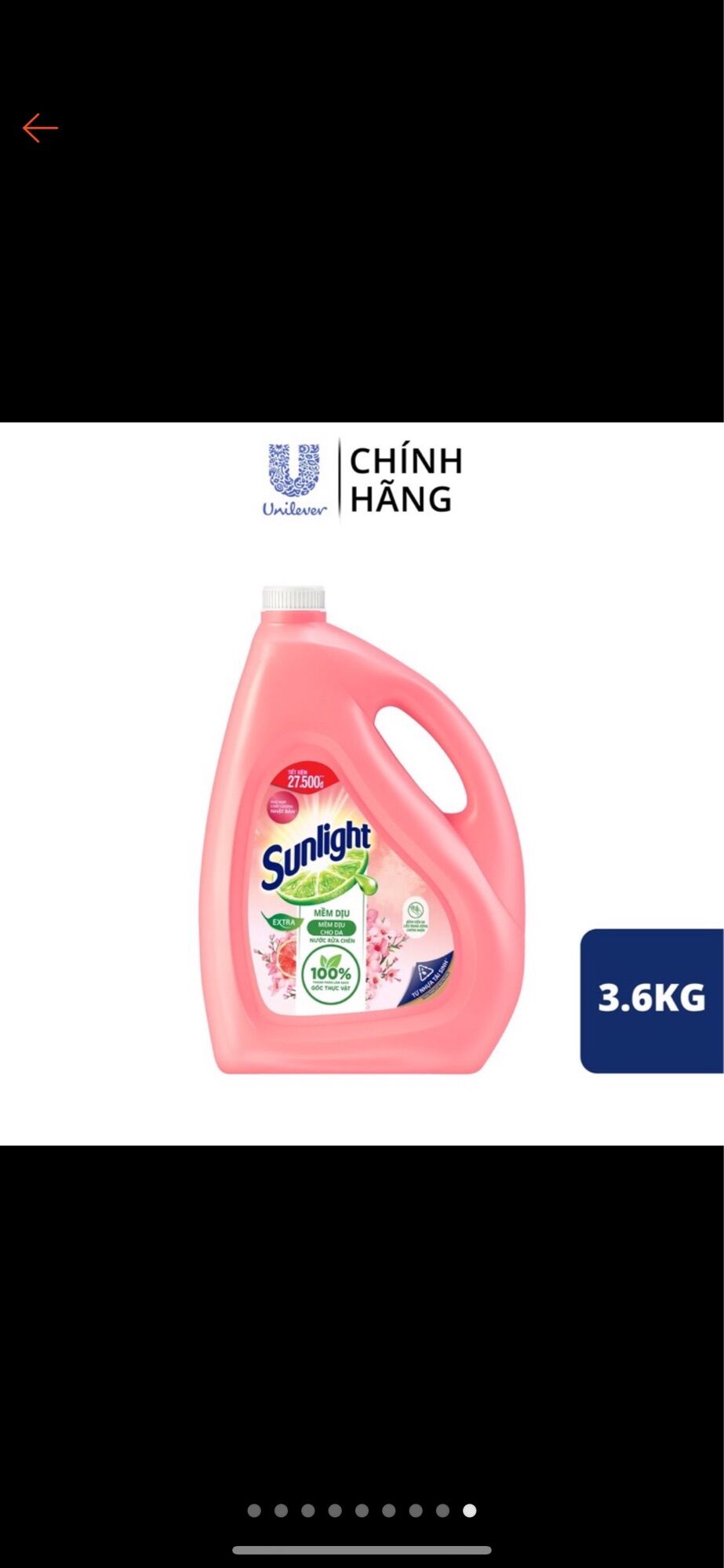 Nước rửa chén Sunlight 3.6kg Can Vàng/Trắng/Xanh