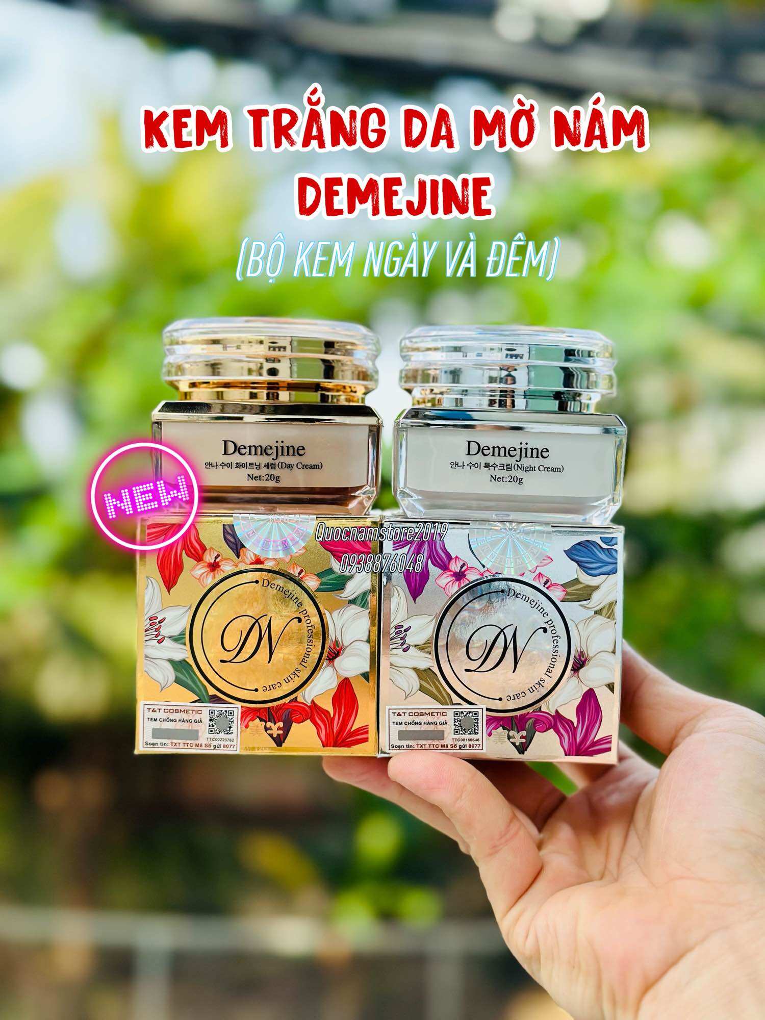 Kem face demejine tem t&t hàn quốc mẫu mới 20gr chính hãng