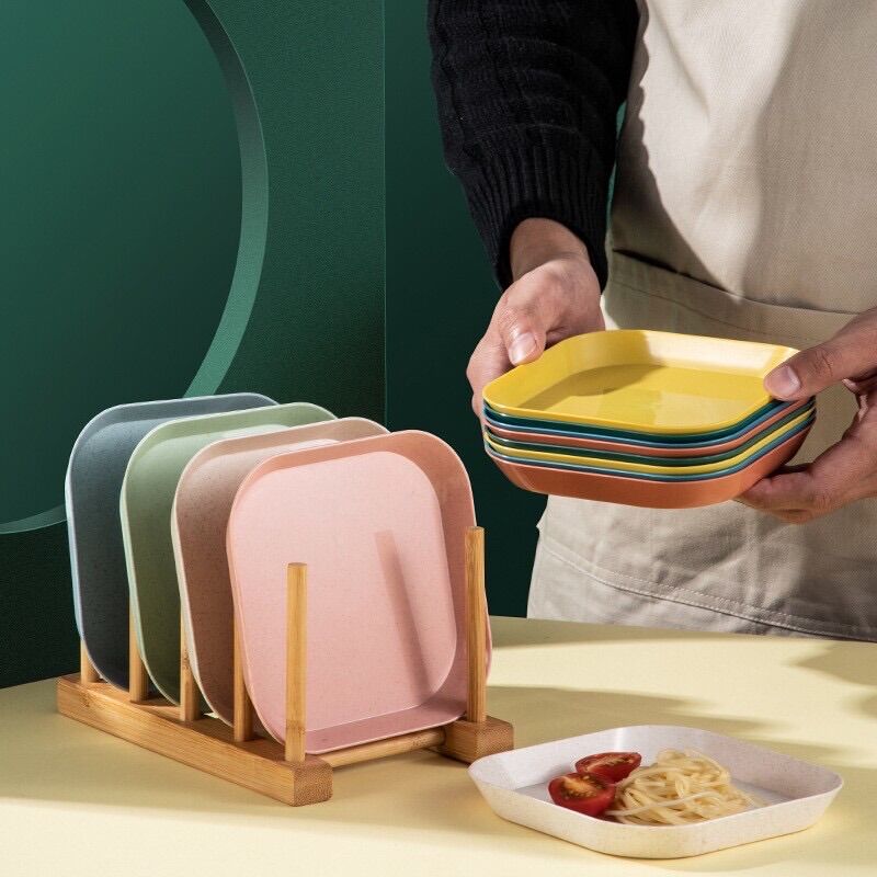 [HCM]Set 8 Đĩa Lúa Mạch Màu Pastel