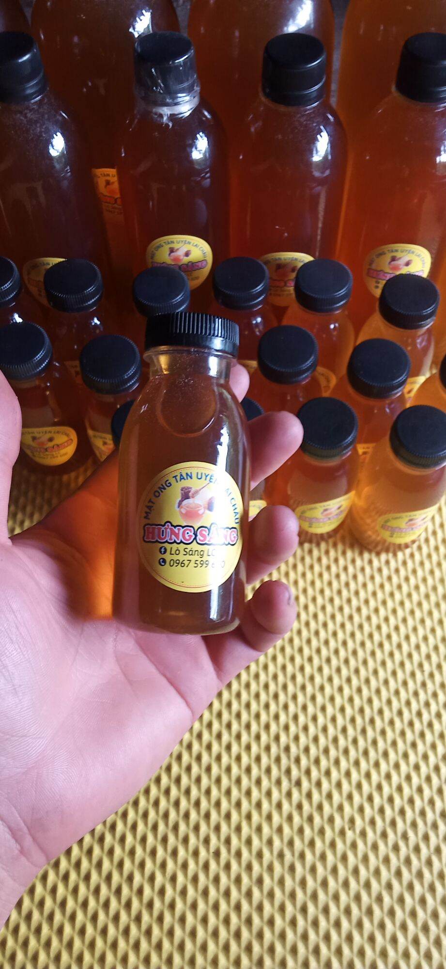 chai mật ong nguyên chất mini 100ml