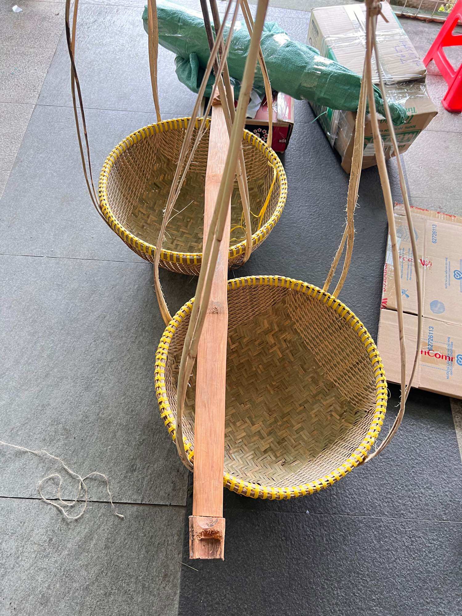 Quang gánh mây tre 1 mét