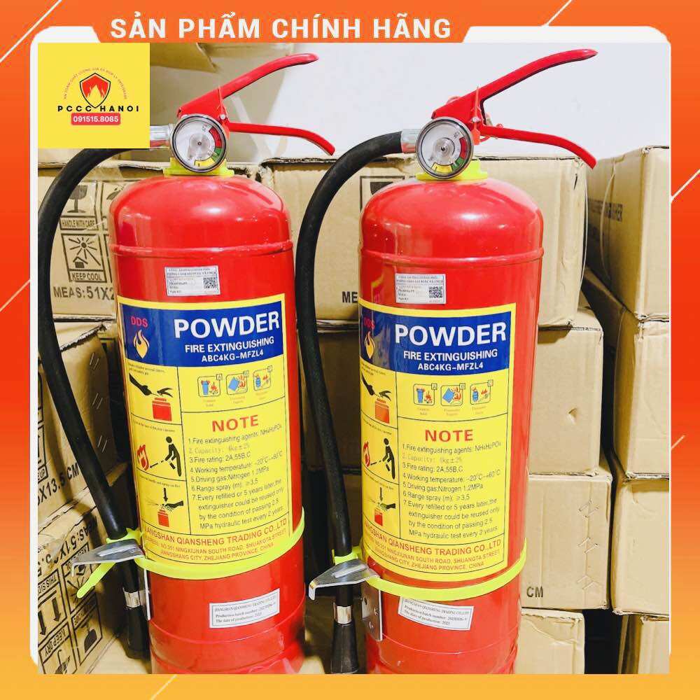COMBO 2 Bình chữa cháy CÓ KIỂM ĐỊNH - 4Kg bột ABC