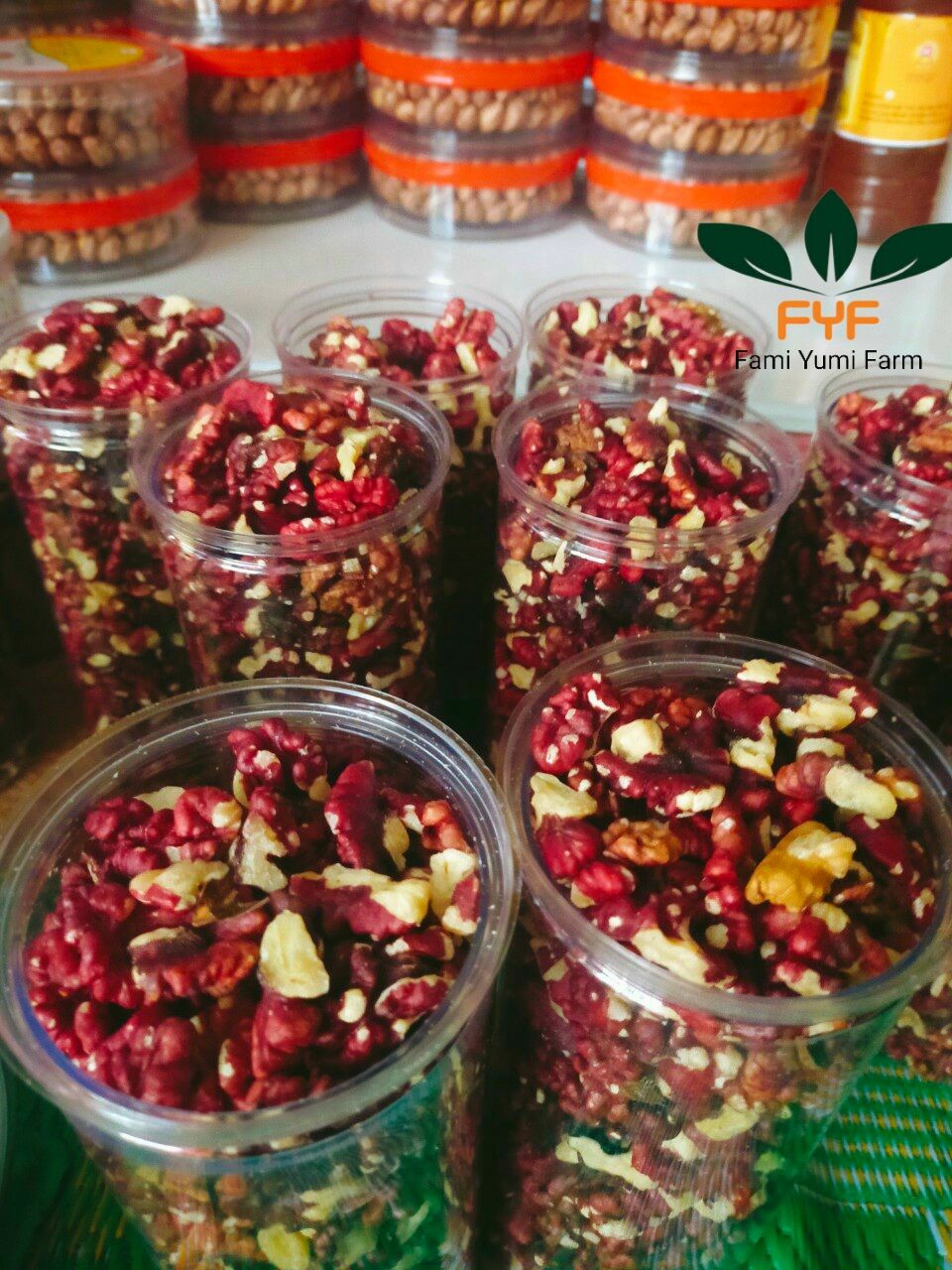 500gr nhân hạt óc chó đỏ nhập khẩu Mỹ