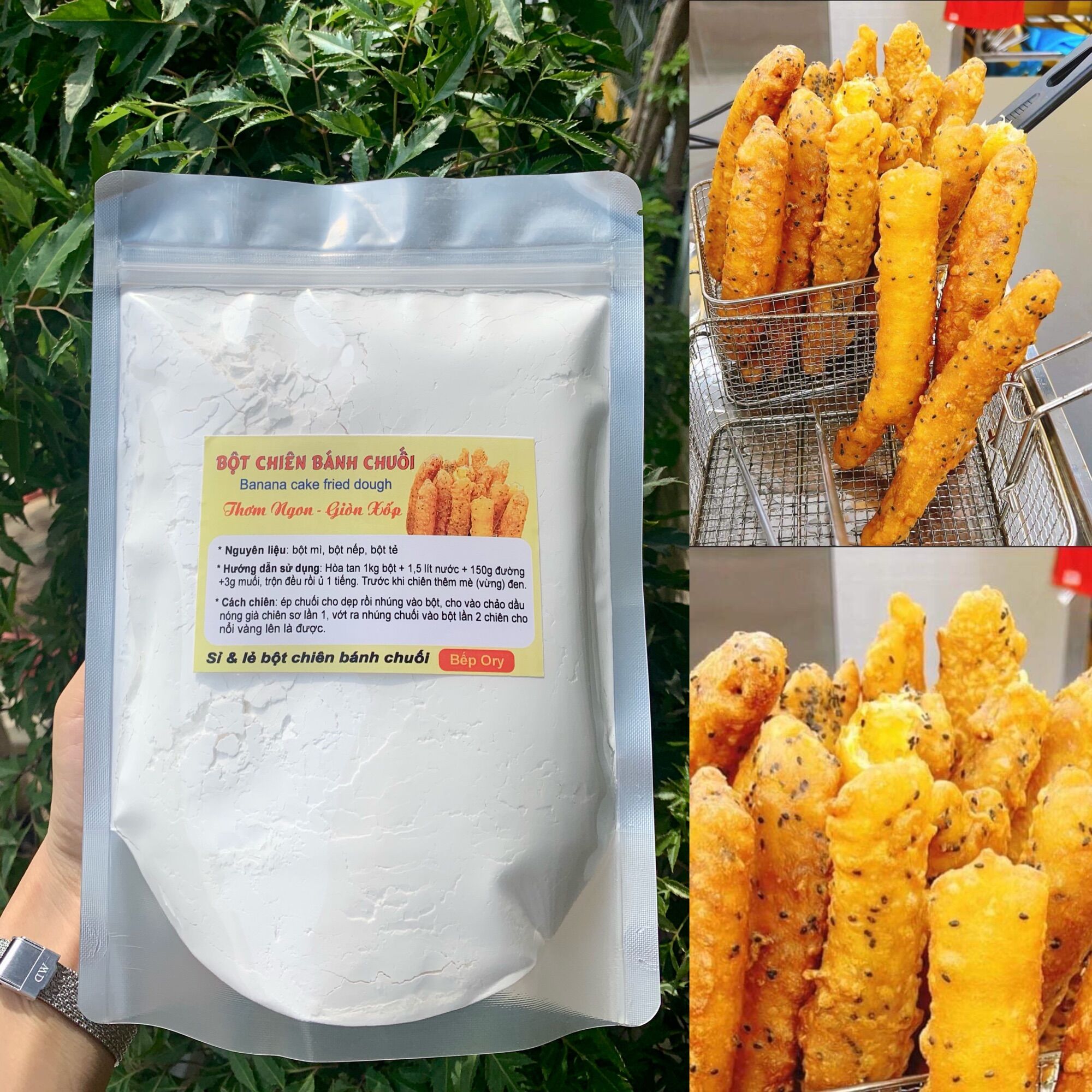 Bột chiên chuối 500g