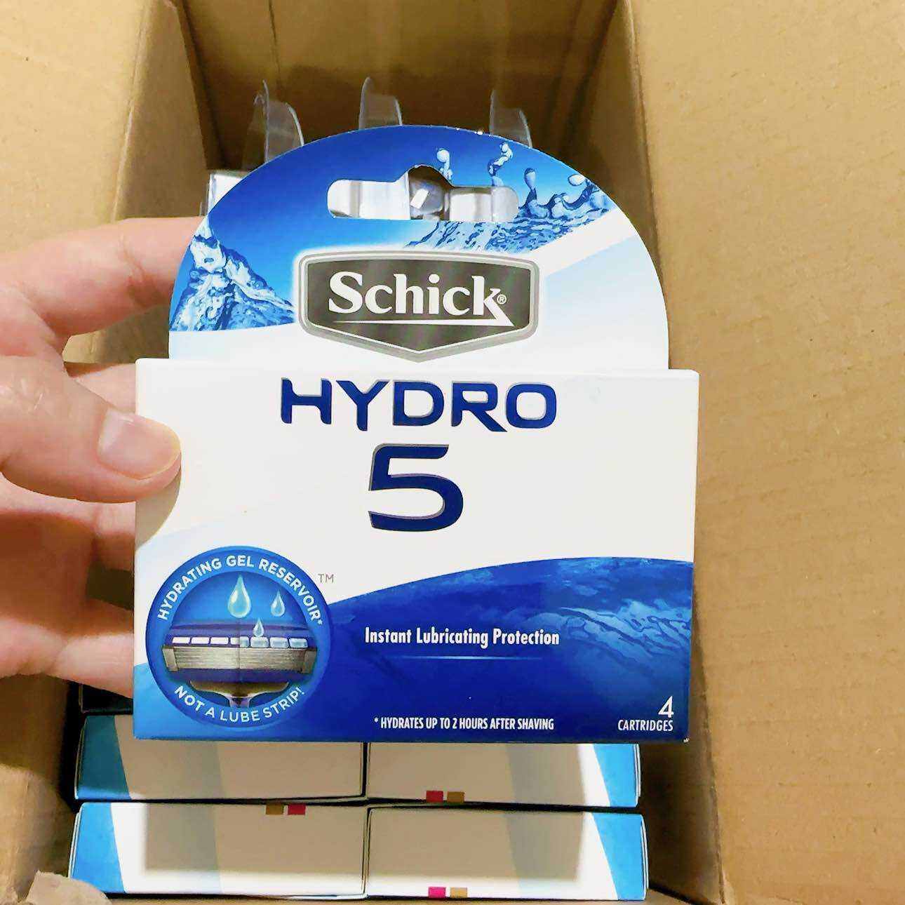 Hộp lưỡi dao cạo cho Nam schick hydro 5